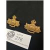 Image 2 : Pair of WW1 93rd Battalion Collar Badges