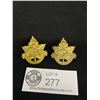 Image 1 : Pair of Kings Canadian Hussars Collar Badges