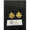 Image 2 : Pair of Kings Canadian Hussars Collar Badges