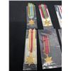 Image 2 : Nice Lot of Canadian WW2 Miniature Stars with Ribbons