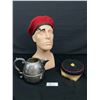 Image 1 : Vintage Presentation Jug with 2 Military Hats