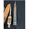 Image 2 : Vintage Knife with Sheath, German Badge, Etc.