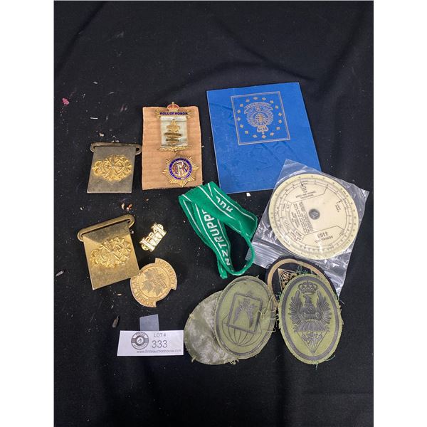 Lot of Miscallaneous Military Collectiles