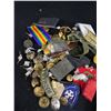 Image 2 : Bag of Miscellaneous Military Collectibles