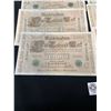 Image 2 : Lot of 12 German Reichsbantnote 1000 April 1910