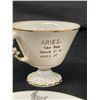 Image 5 : Very Unusual 50s Zodiac Cup, Saucer and Side Plate