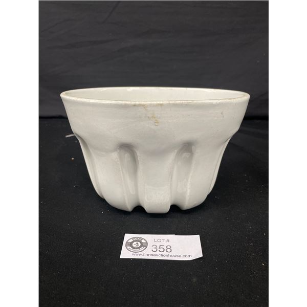 Antique White Porcelain Jelly Mould