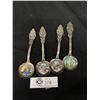 Image 1 : Lot of 4 German Enamelled Spoons