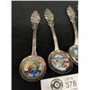 Image 2 : Lot of 4 German Enamelled Spoons