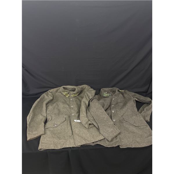 Lot of 2 European Military Tunics