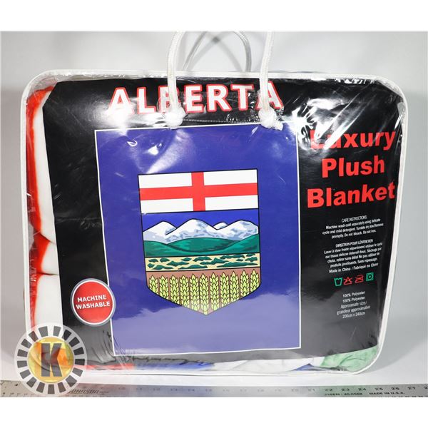 NEW LUXURY PLUSH BLANKET MINK, ALBERTA