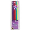 Image 1 : NEW BUBBA BIG STRAWS 5 PACK (SILICONE, BPA FREE)