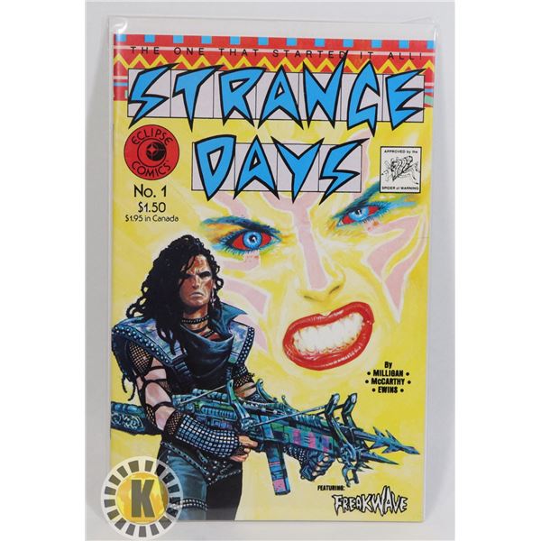 ECLIPSE COMICS STRANGE DAYS NO. 1