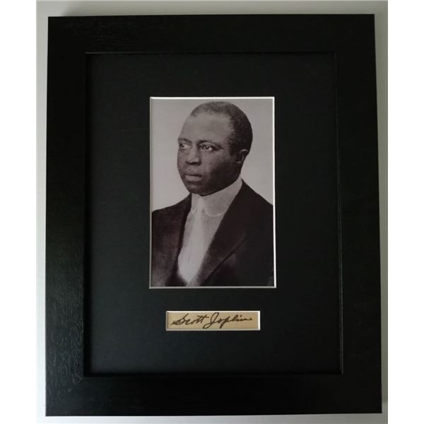 Scott Joplin signature (1868-1917).