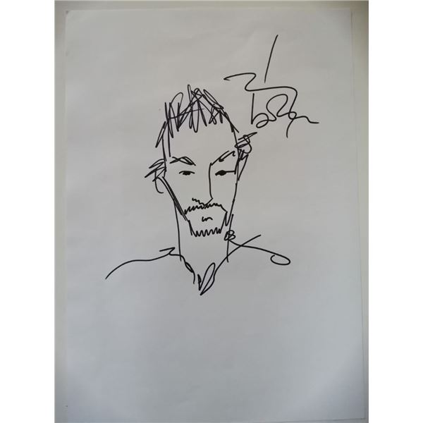 Johnny Depp self portrait.