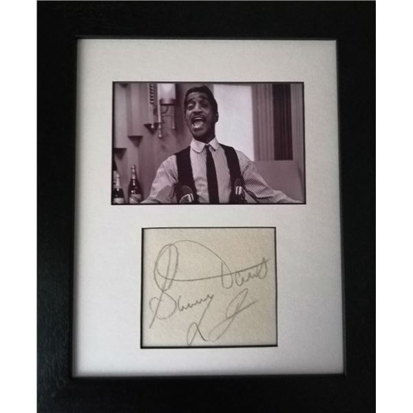 Sammy Davis jr autograph (1925-1990).