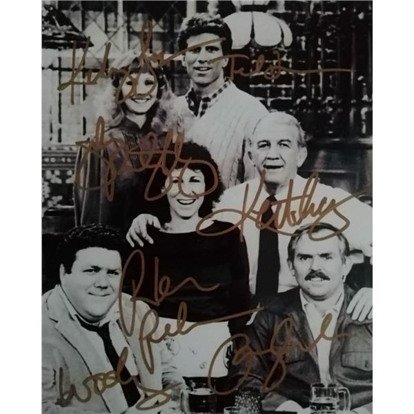 Cheers cast signed photograph.