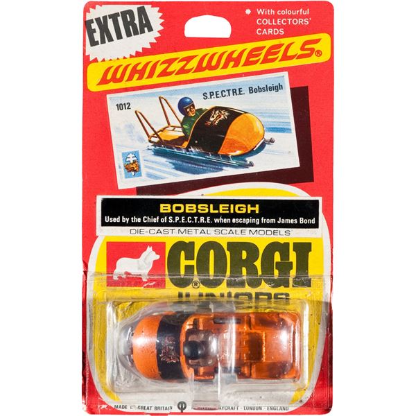 On Her Majesty's Secret Service-Corgi Juniors 1012 Bobsleigh Toy (1970).