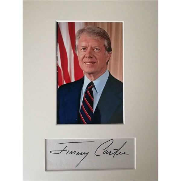 President Jimmy Carter autograph.