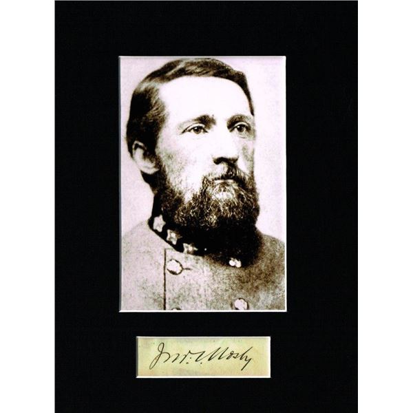 John Singleton Mosby signature (1833-1916).