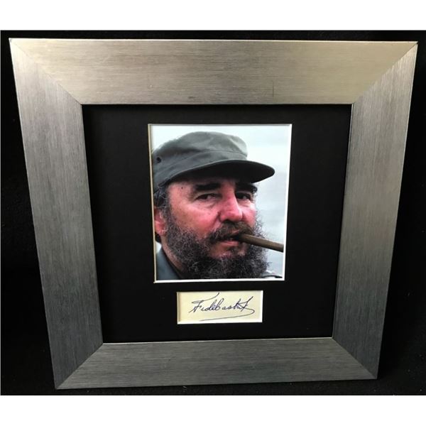 Fidel Castro autograph (1926-2016).