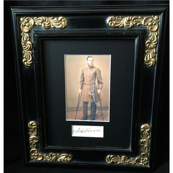 General John Bell Hood signature. (1831-1879).