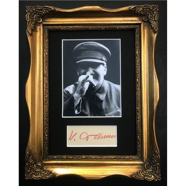 Joseph Stalin autograph (1878-1953).