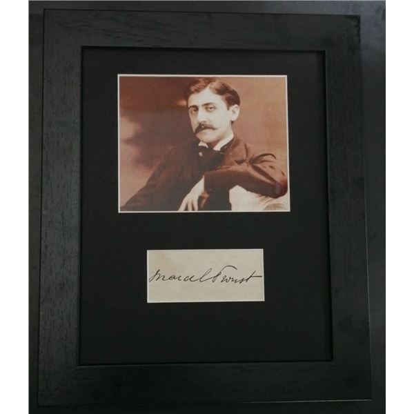 Marcel Proust signature. (1871-1922).