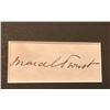 Image 3 : Marcel Proust signature. (1871-1922).