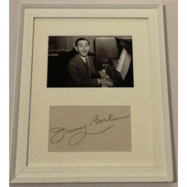 Irving Berlin autograph (1888-1989).