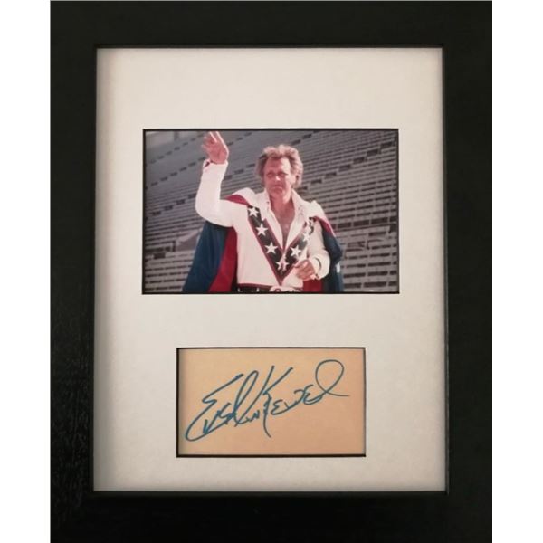Evel Knievel autograph (1938-2007).