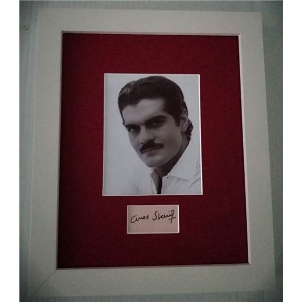 Omar Sharif autograph. (1932-2015).