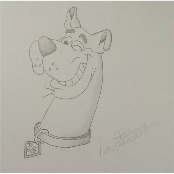 Iwao Takamoto drawing of Scooby Doo. (1925-2007).