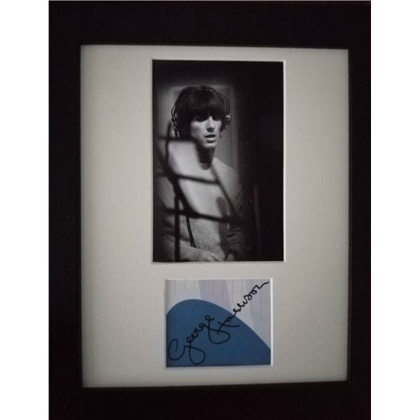 George Harrison autograph (1943-2001).
