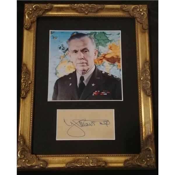 General, Statesman GEORGE C MARSHALL. (1880-1959).