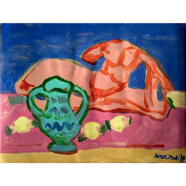 Henri Matisse untitled painting. (1869-1954).