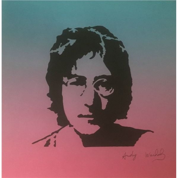 Andy Warhol Artwork of John Lennon. (1928-1987).