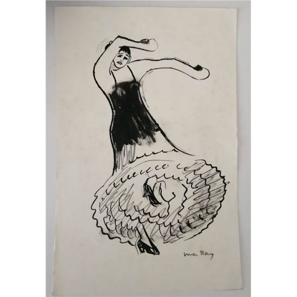 Man Ray Drawing. (1890-1976).