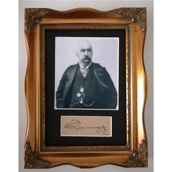 J P MORGAN SIGNATURE. (1837-1913).