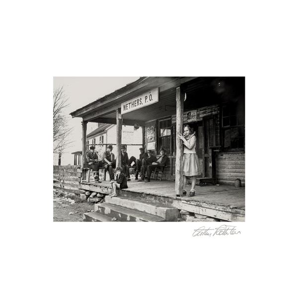 Photographer: Arthur Rothstein Porch Gathering VA 1935.