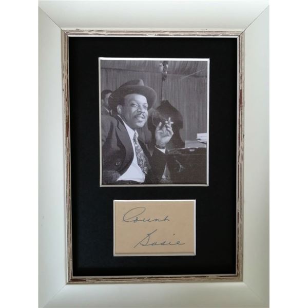 Count Bessie autograph. (1904-1984).