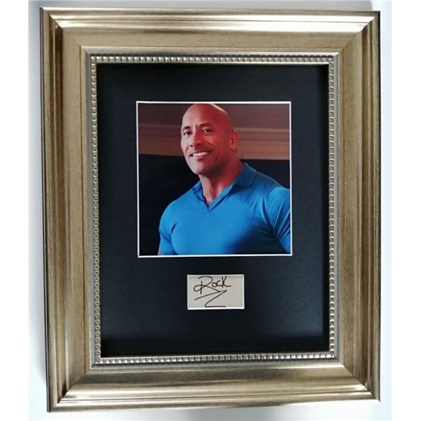 Dwayne Johnson autograph (1972-).