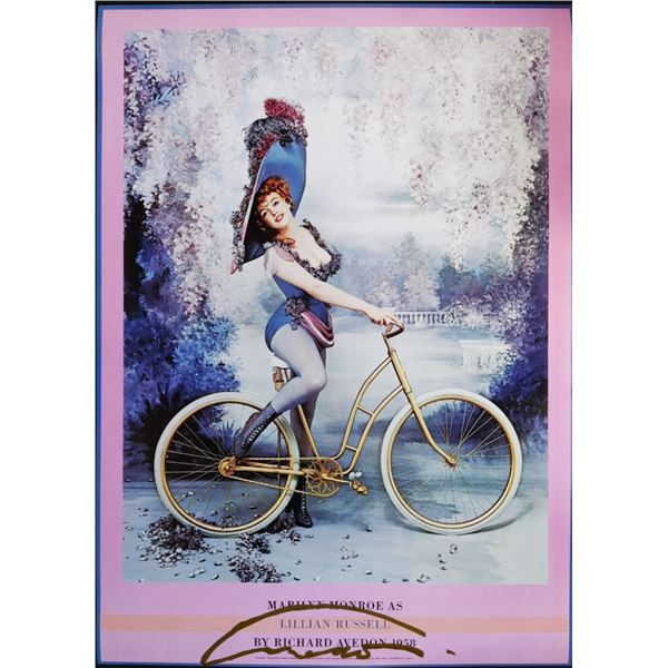 Richard Avedon: Marilyn Monroe as Lillian Russell in 1958, ca. 1980's.