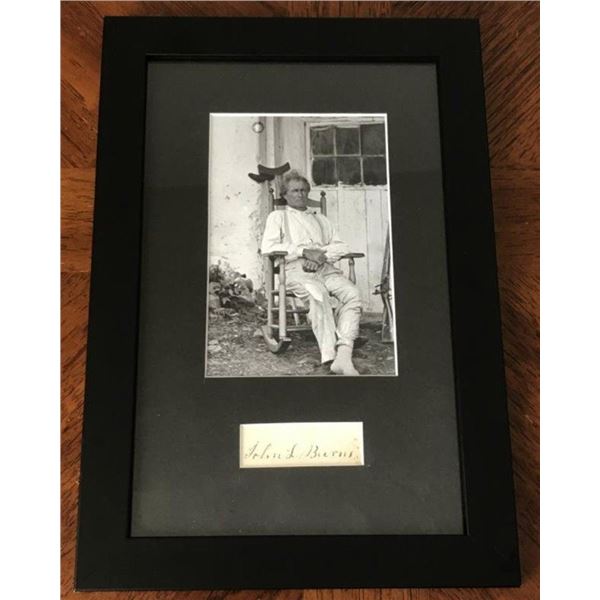 John L Burns signature (1793-1872).