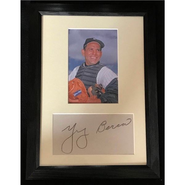 Yogi Berra autograph (1925-2015).