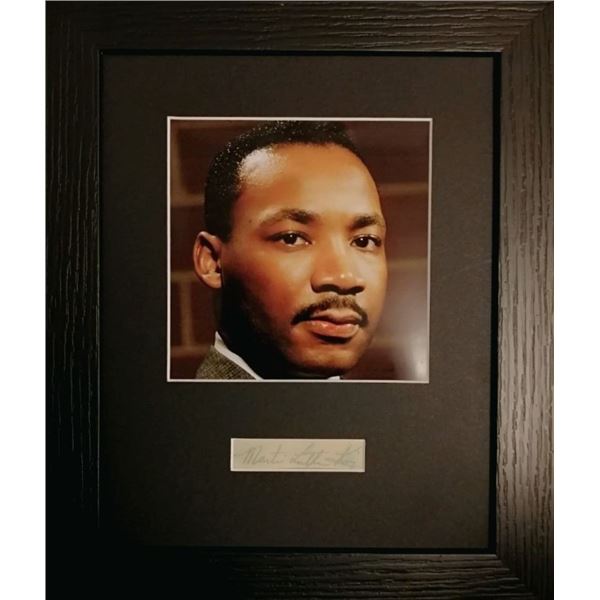 Martin Luther King signature (1929-1968).