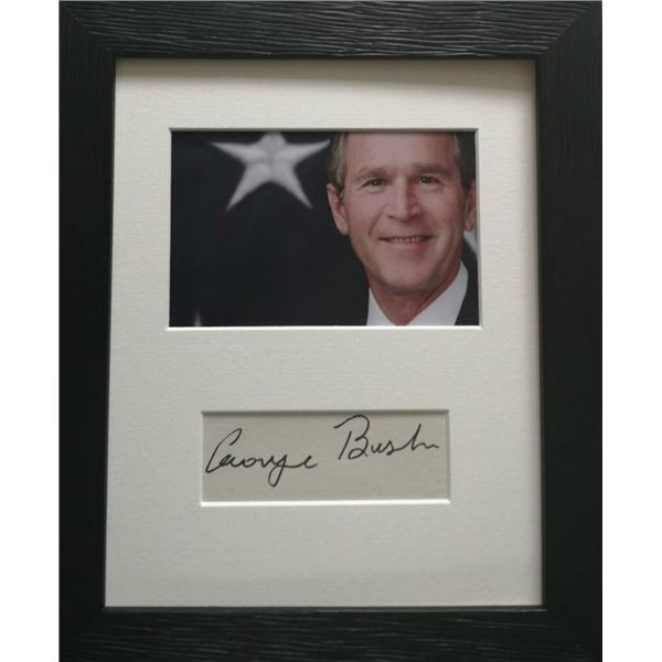US President George Bush autograph (1946-).