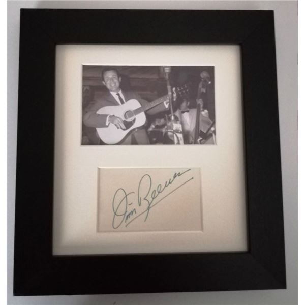 Jim Reeves autograph. (1923-1964).