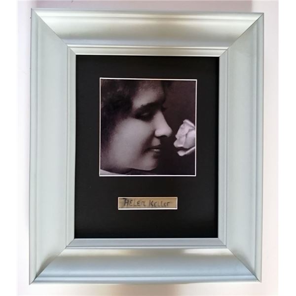 Helen Keller autograph (1880-1968).