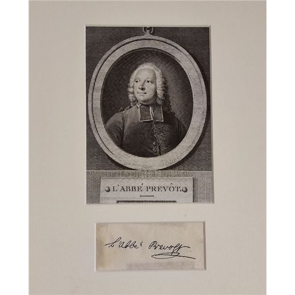 Antoine François Prévost (1697-1763).